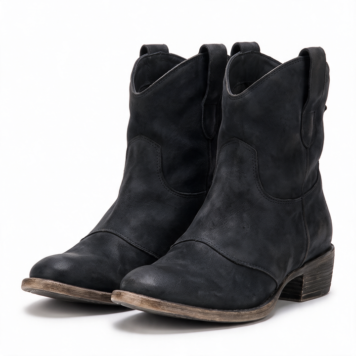 Madelene – ankelboots i svart
