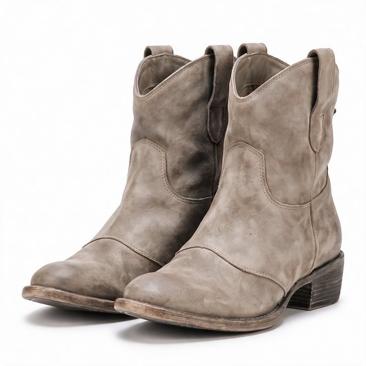 Madelene – ankelboots i brunt