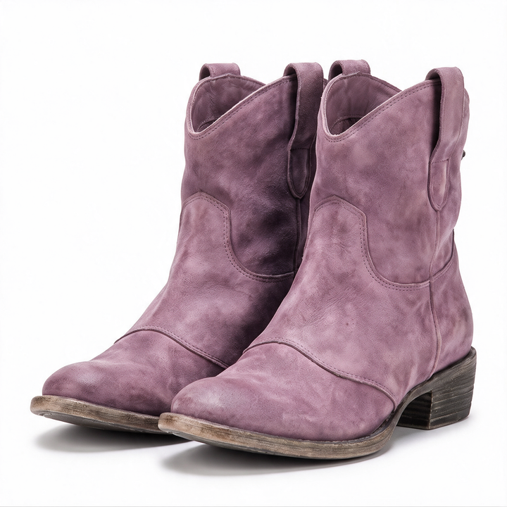 Madelene – ankelboots i rosa