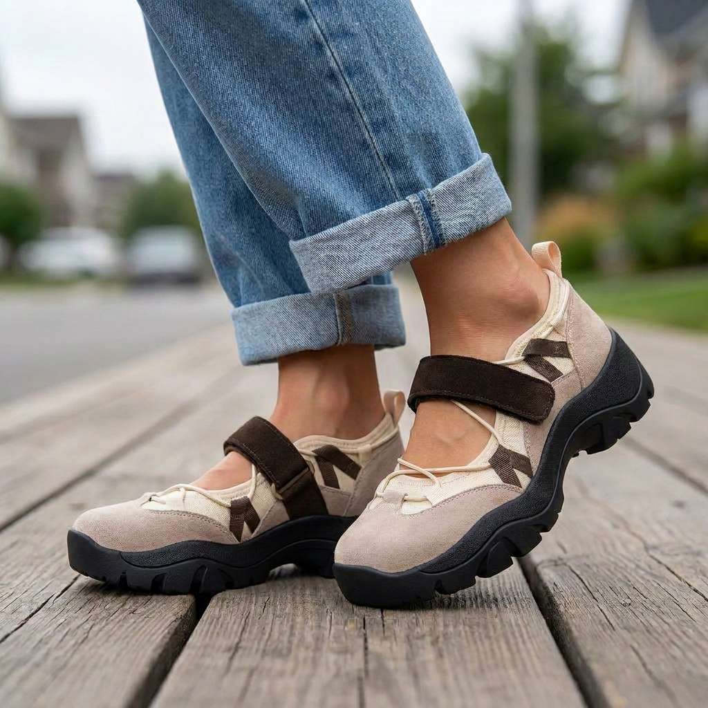 Vanessa | Komfortloafers med kardborreband
