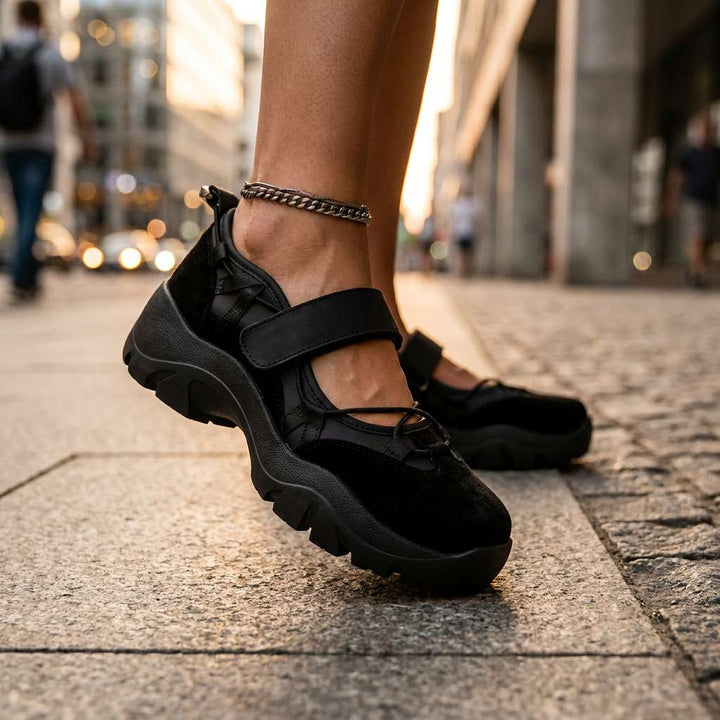 Vanessa | Komfortloafers med kardborreband