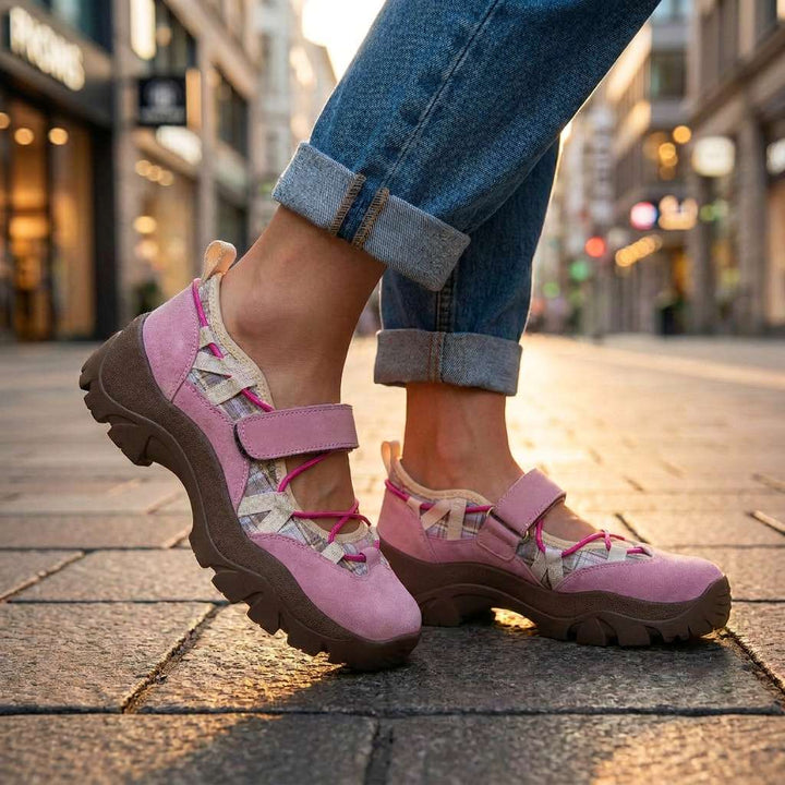 Vanessa | Komfortloafers med kardborreband