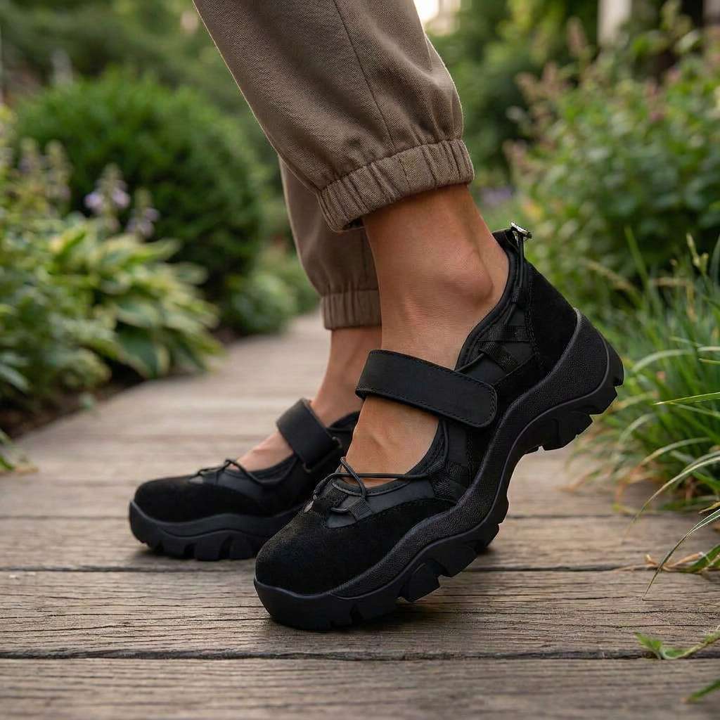 Vanessa | Komfortloafers med kardborreband