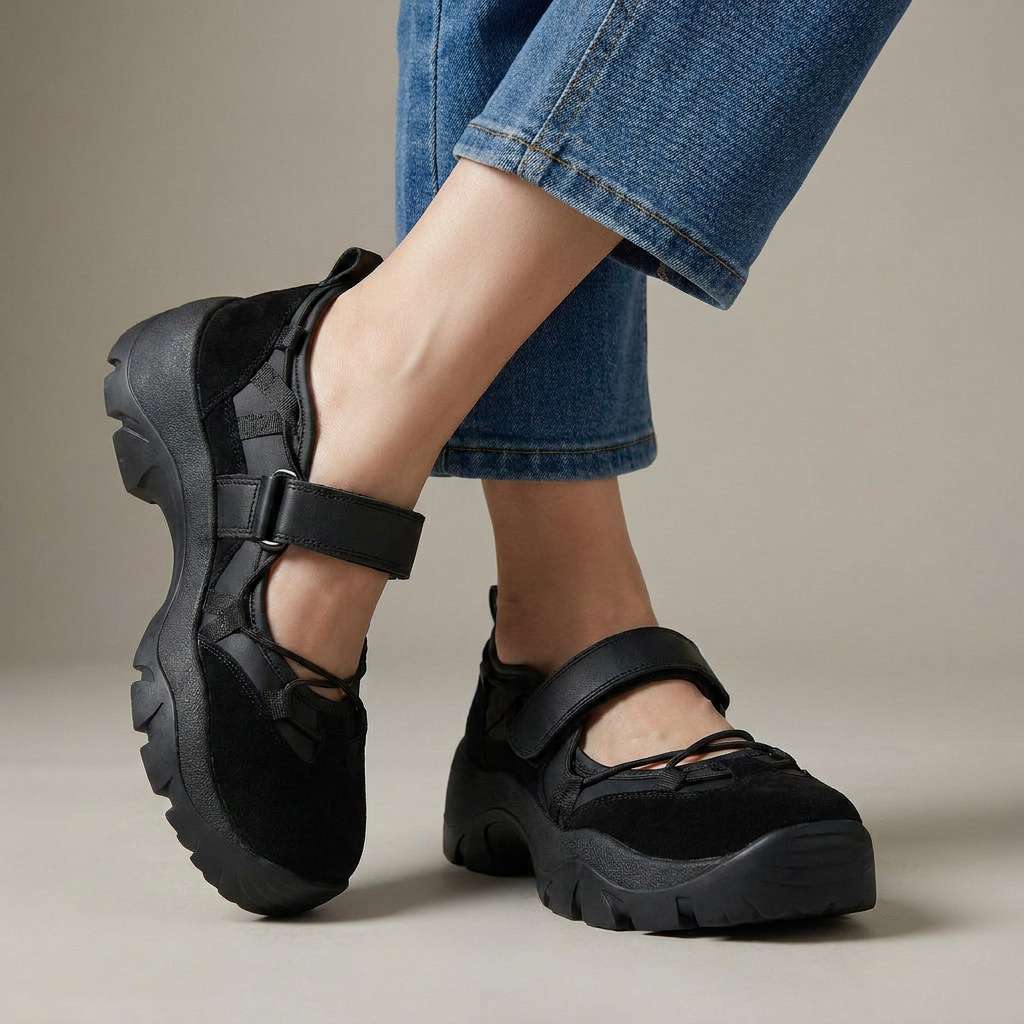 Vanessa | Komfortloafers med kardborreband