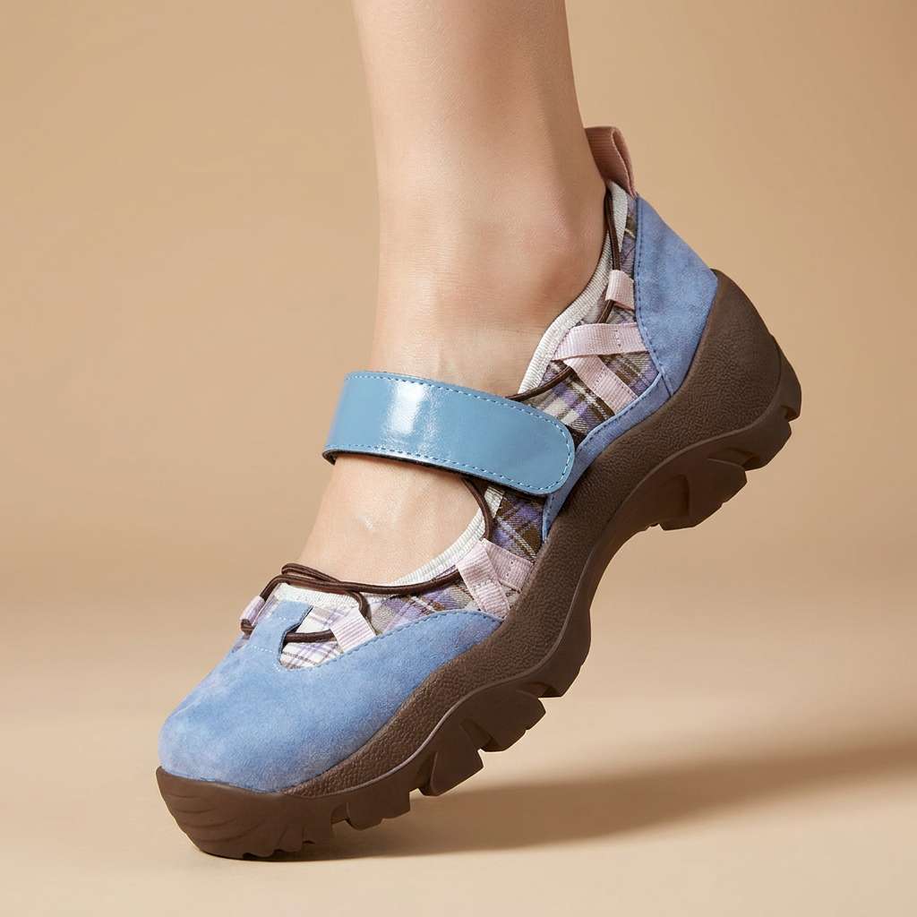 Vanessa | Komfortloafers med kardborreband