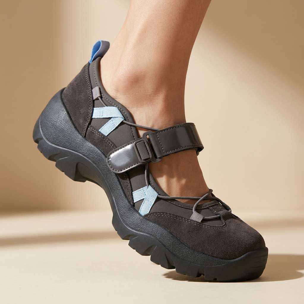 Vanessa | Komfortloafers med kardborreband