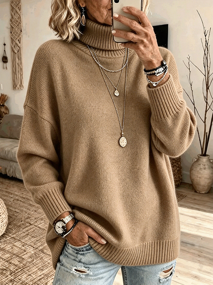 Agnete polotröja i khaki