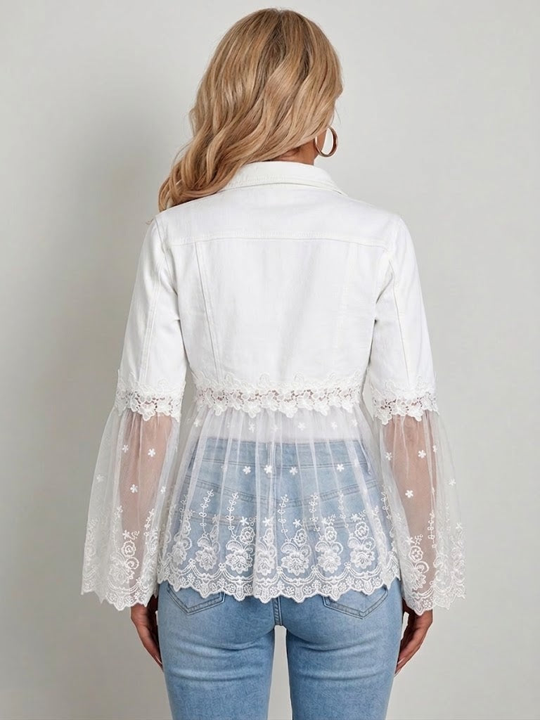 Elisabet | Spetsdetaljerad jacka