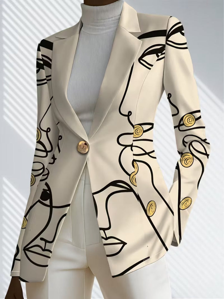 Philippine | Linjetecknad Blazer