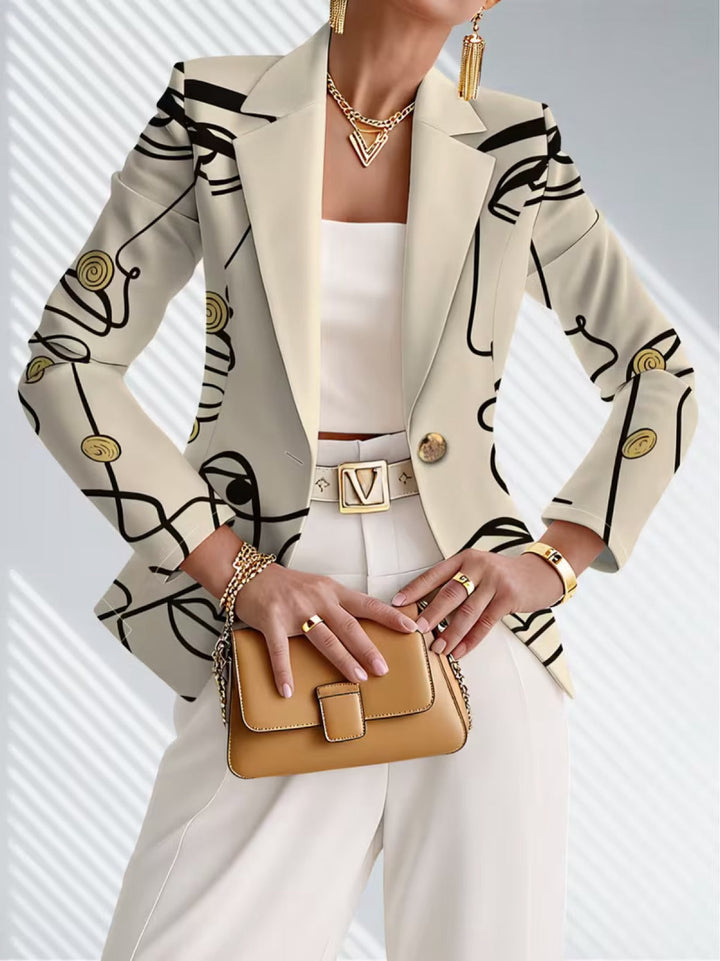Philippine | Linjetecknad Blazer
