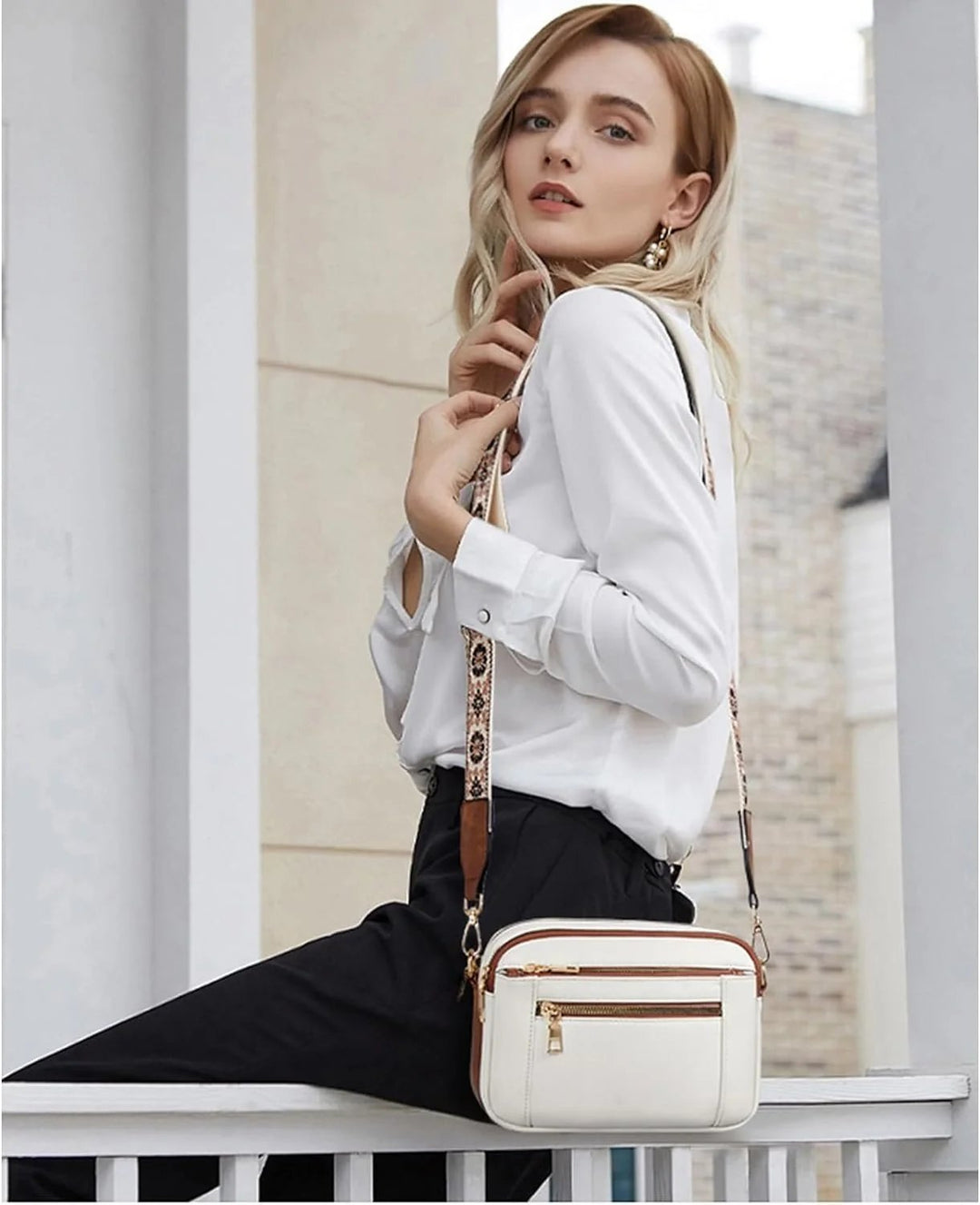 Luna | Justerbar Axelväska med Crossbody-rem
