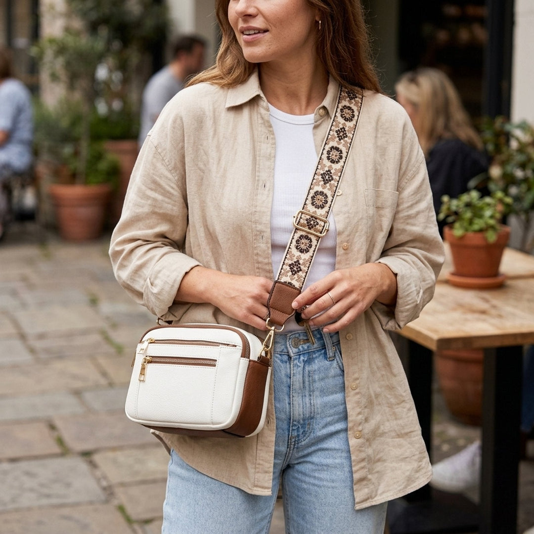 Luna | Justerbar Axelväska med Crossbody-rem