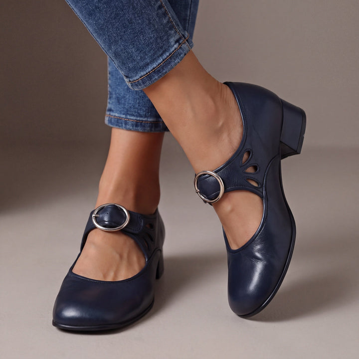 Josephine | Läder Komfort Mary Janes