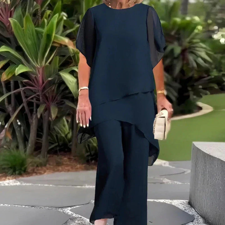 Benita | Elegant Asymmetrisk Tvådelad Set