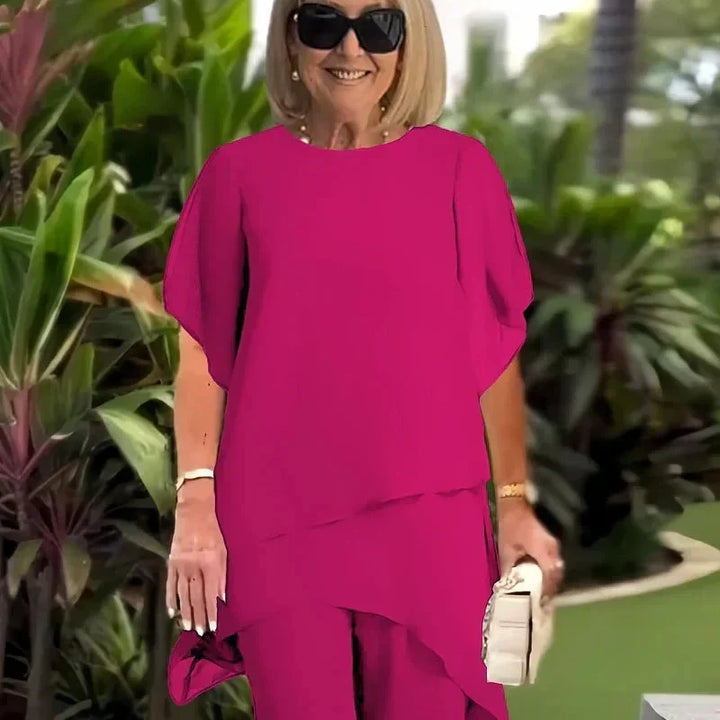 Benita | Elegant Asymmetrisk Tvådelad Set