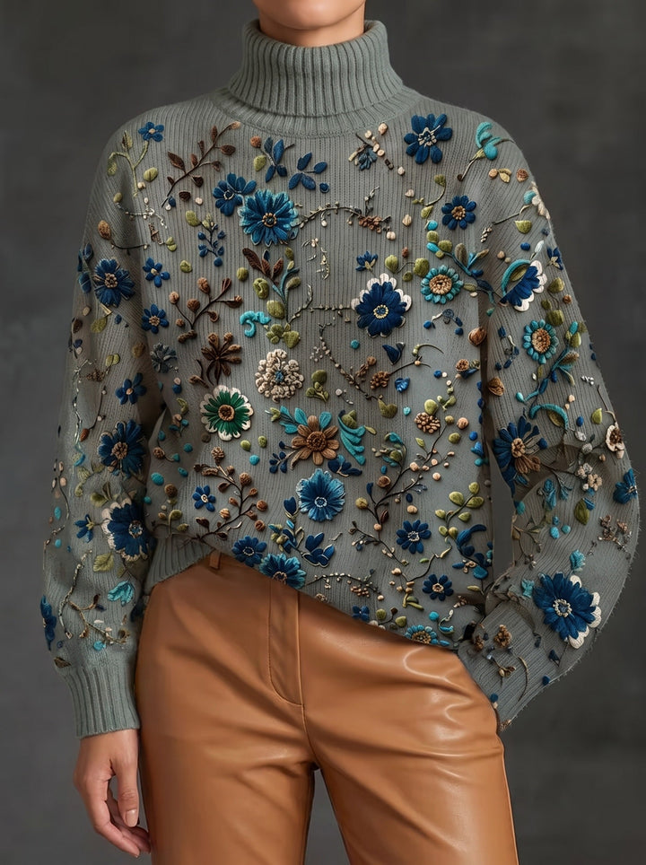 Liesel | Botanisk Turtleneck Tröja