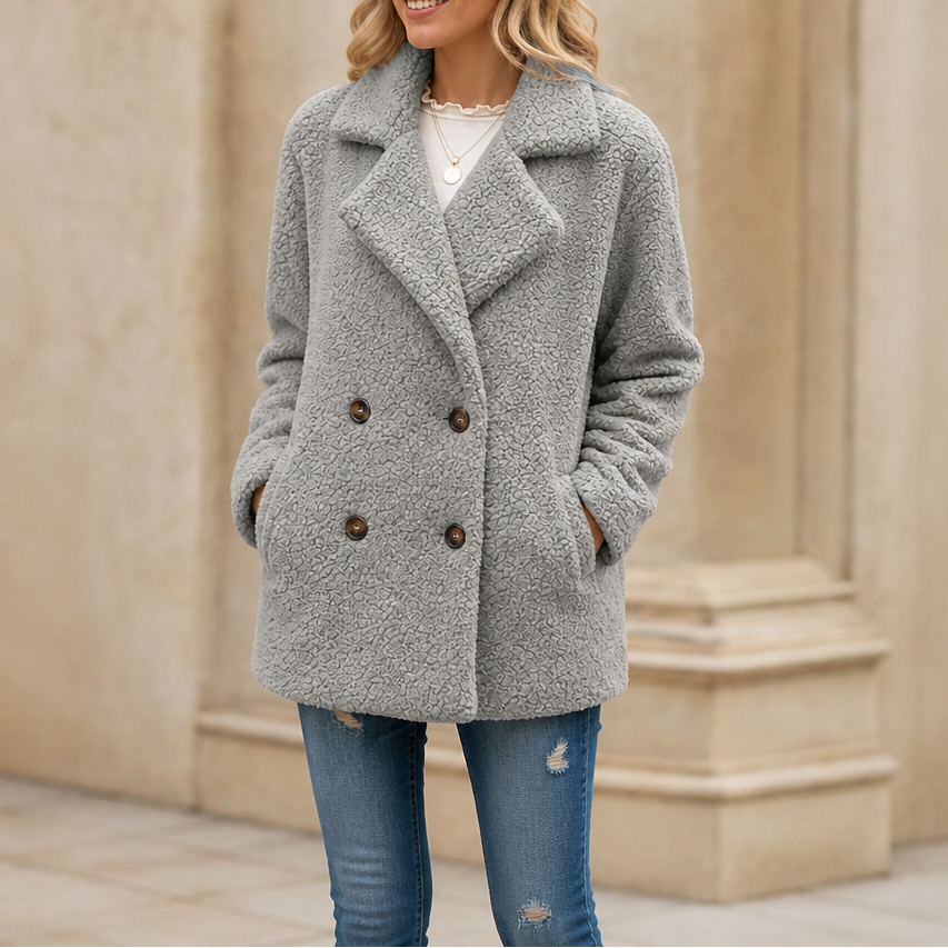 Cynthia | Sherpa Teddy Fleece Vinterjacka