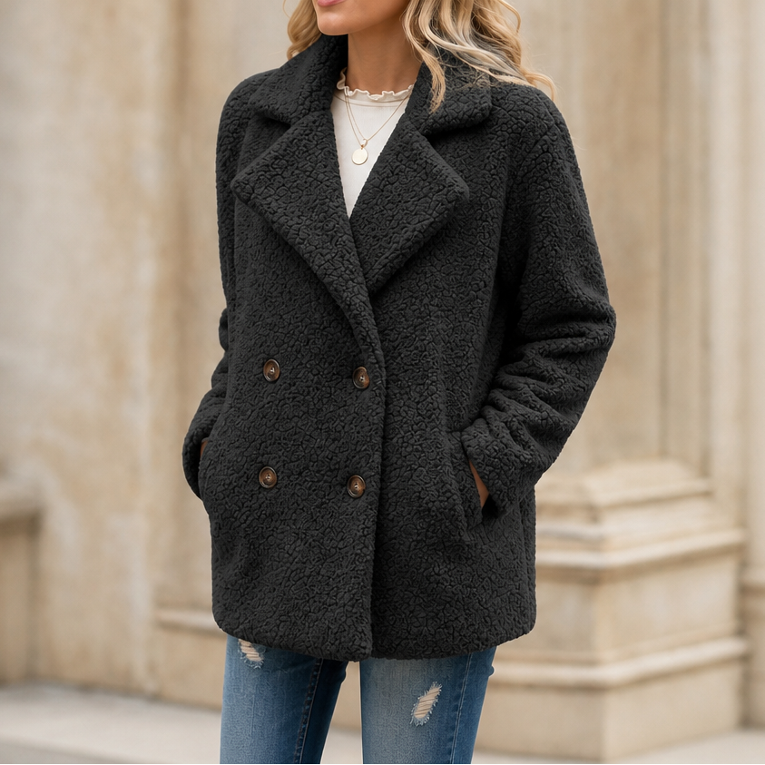Cynthia | Sherpa Teddy Fleece Vinterjacka