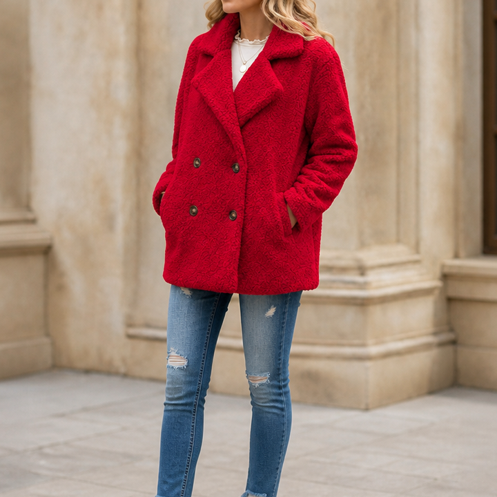 Cynthia | Sherpa Teddy Fleece Vinterjacka