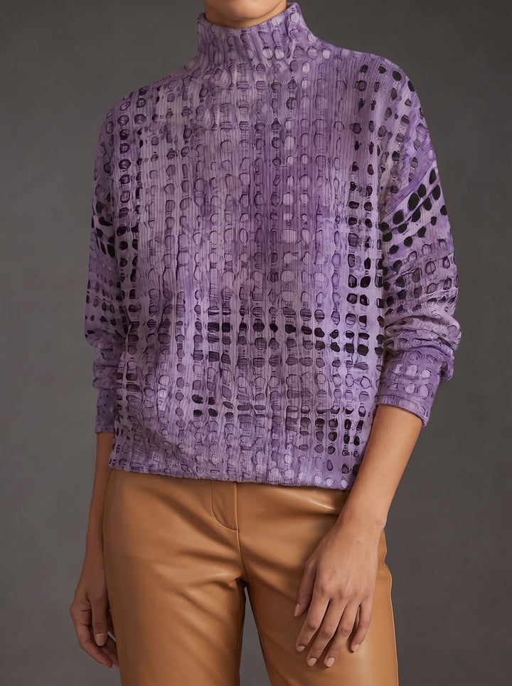Veronica | Skulpterad Mock-Neck Turtleneck